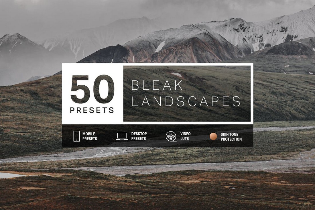 50 Bleak Lightroom Presets and LUTs