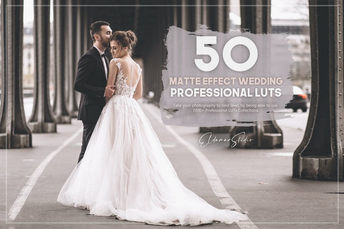 50 Matte Effect Wedding LUTs Pack