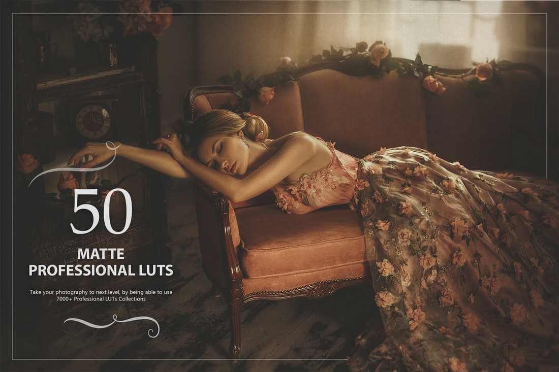 50 Matte LUTs Pack for PS & Lightroom