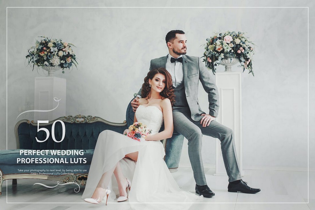 50 Perfect Wedding LUTs Pack