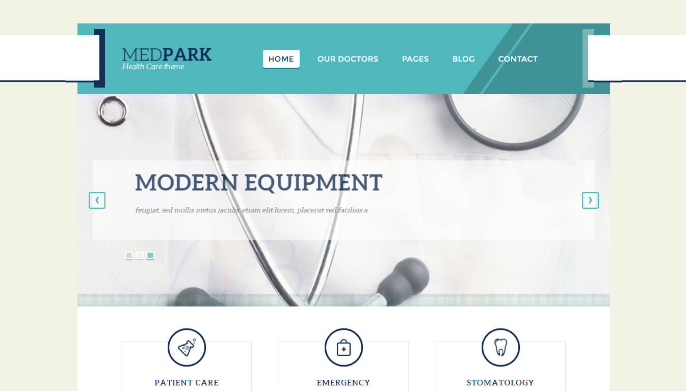 MedPark - Flexible Medical WordPress Theme