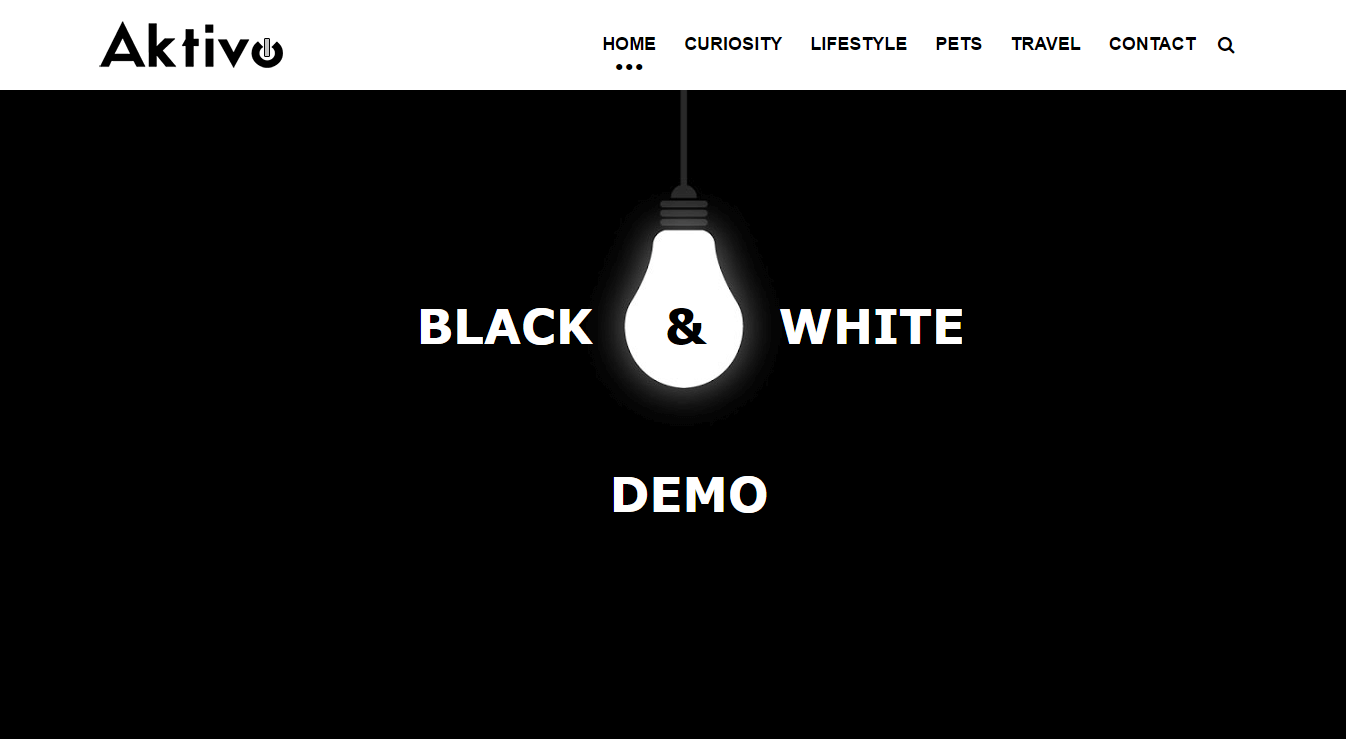 Aktivo - Flexible Dark WordPress Theme