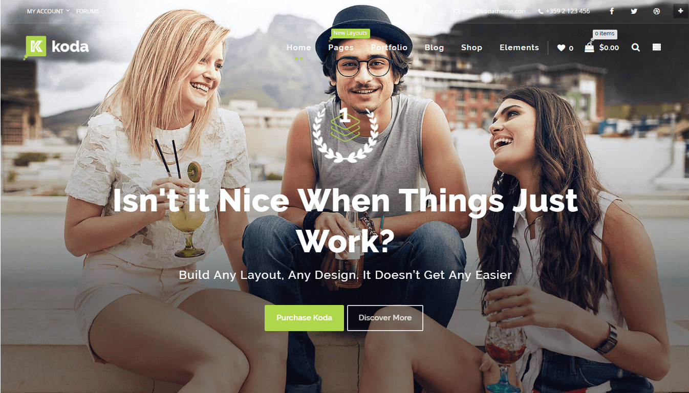 Koda - Creative Beginners WordPress Theme
