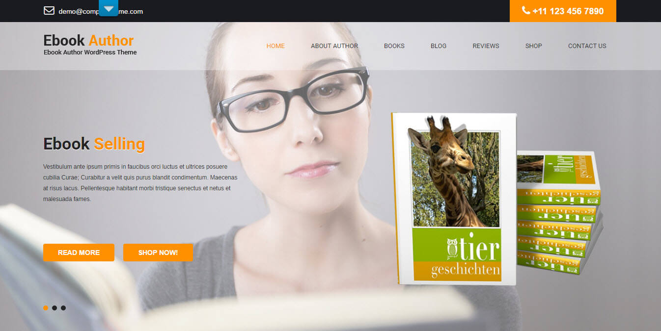 Launch - eBook Landing Page WordPress Theme