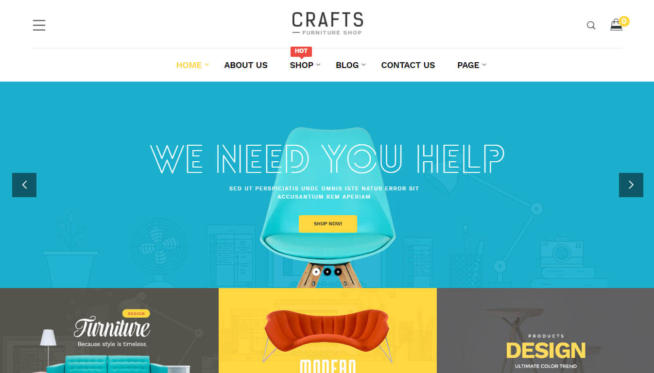 Craft - Creative Slideshow WordPress Theme