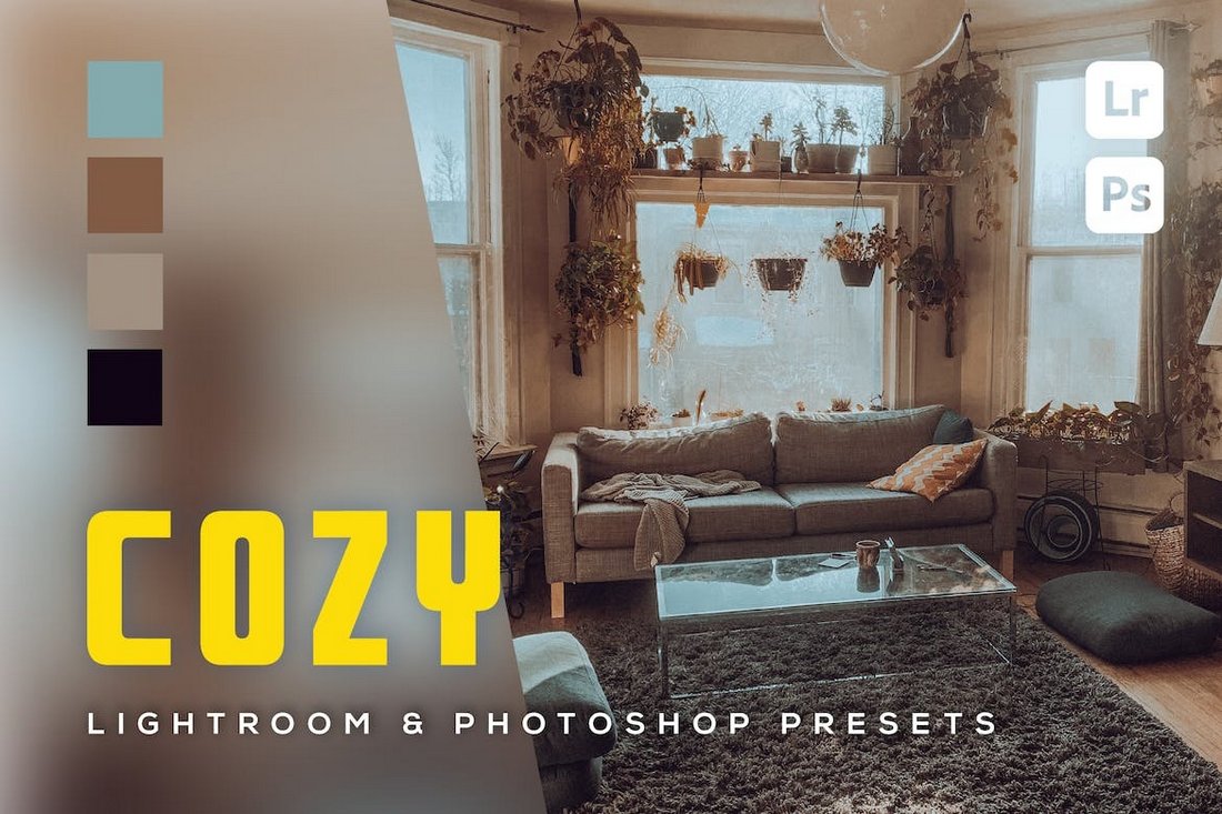 6 Cozy Lightroom and Photoshop Presets