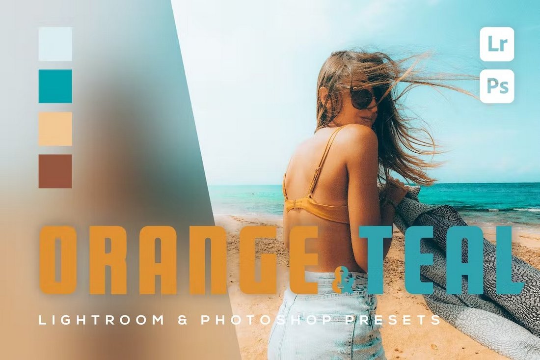 6 Orange & Teal Lightroom VSCO Presets