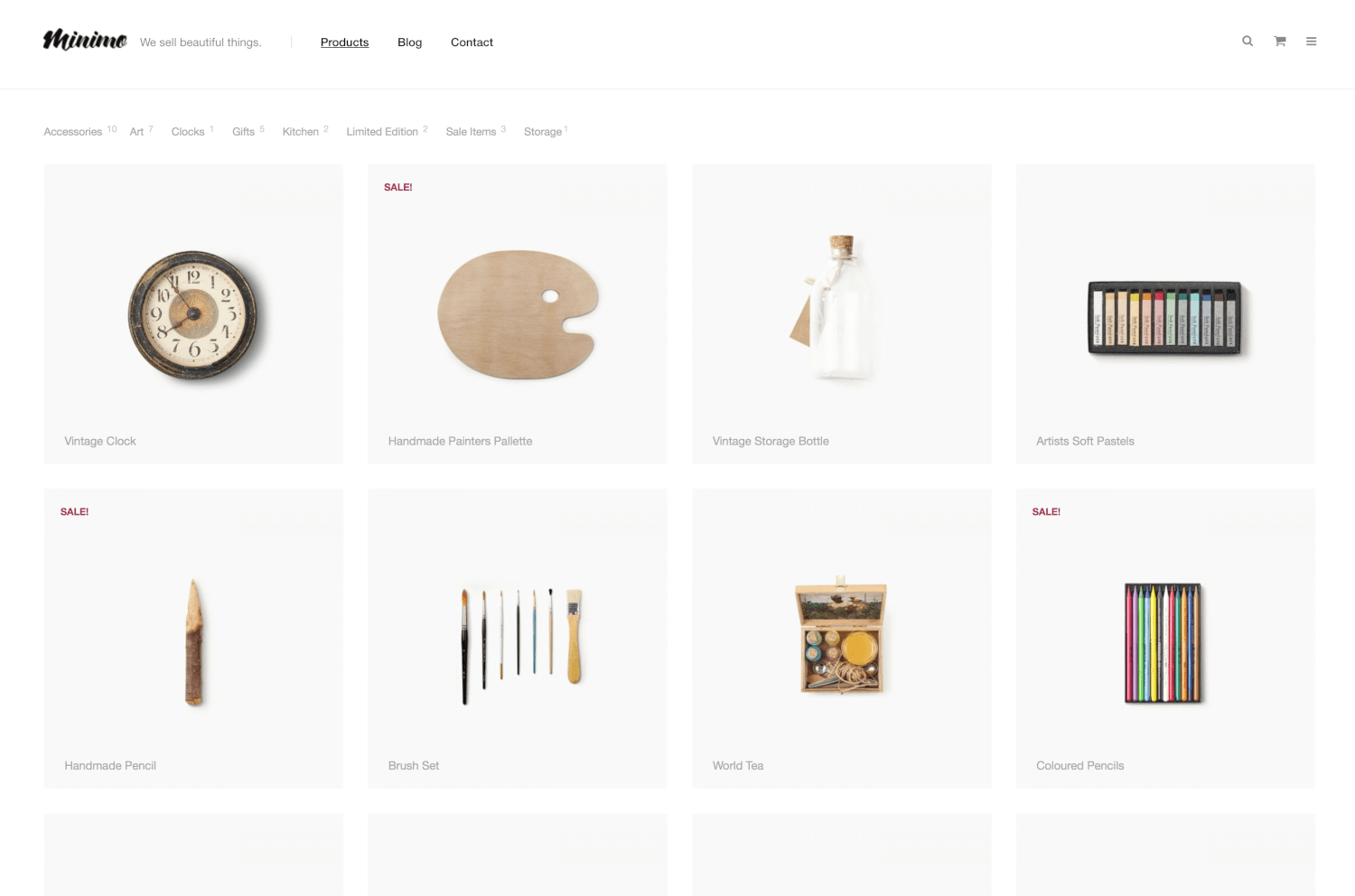 Minimo - Minimal WooCommerce Theme