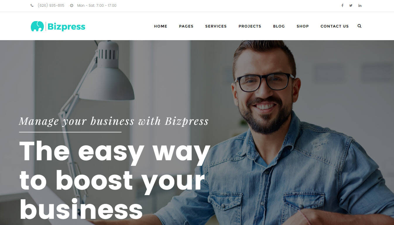 BizPress - Business & Corporate WordPress Theme