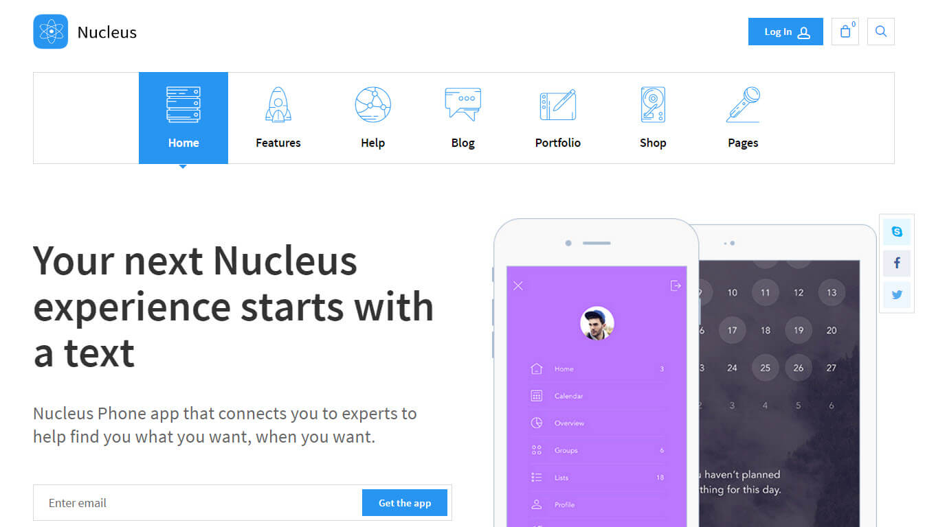 Nucleus - Multi-Purpose Technology WordPress Theme