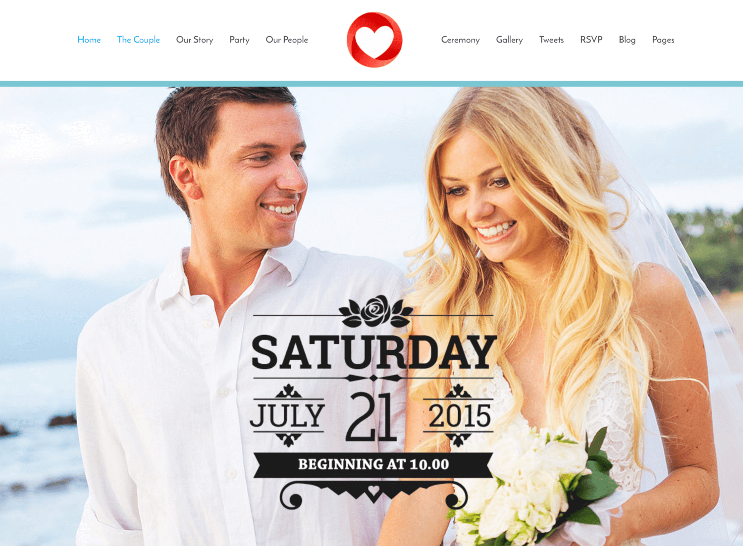 Wedding Suite - WordPress Wedding Theme