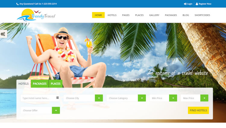 wordpress travel theme