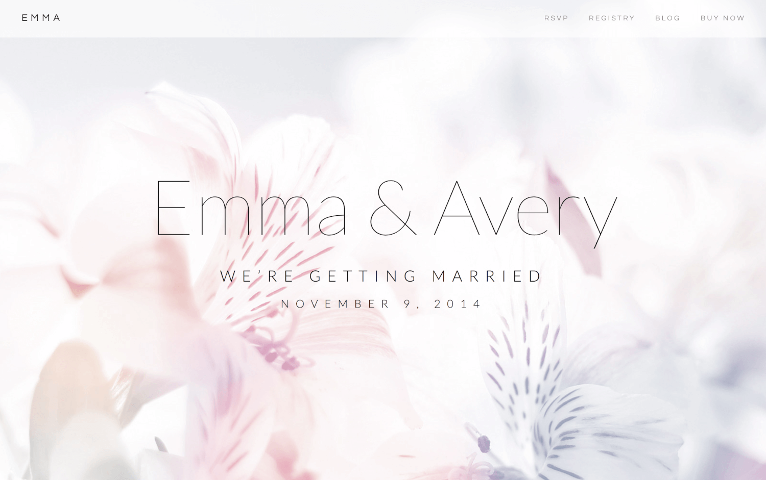 Emma - Wedding WordPress Theme