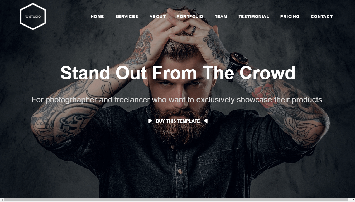 W Studio - Creative Graphic Designer WordPress Theme