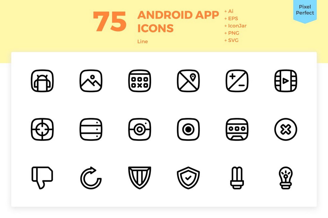 75 Custom Android App Icons