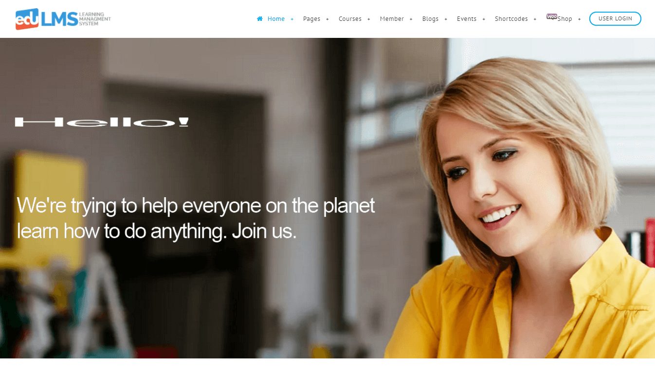 EduLMS - Learning Management System WordPress Theme