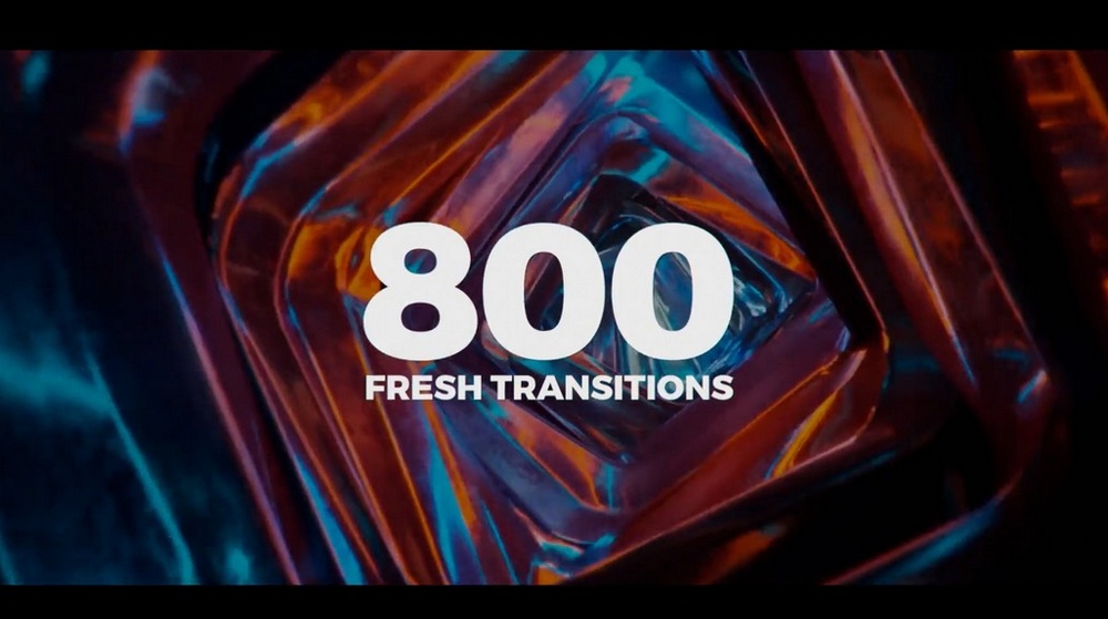 800 Fresh Transitions for After Effects