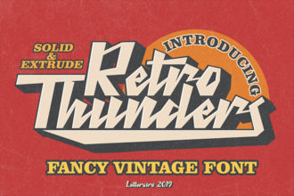 40+ Best 90's and 80's Style Retro Fonts (Free & Pro)