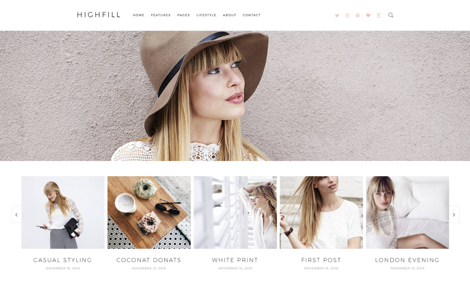 Highfill - Modern Blog & Instagram Theme