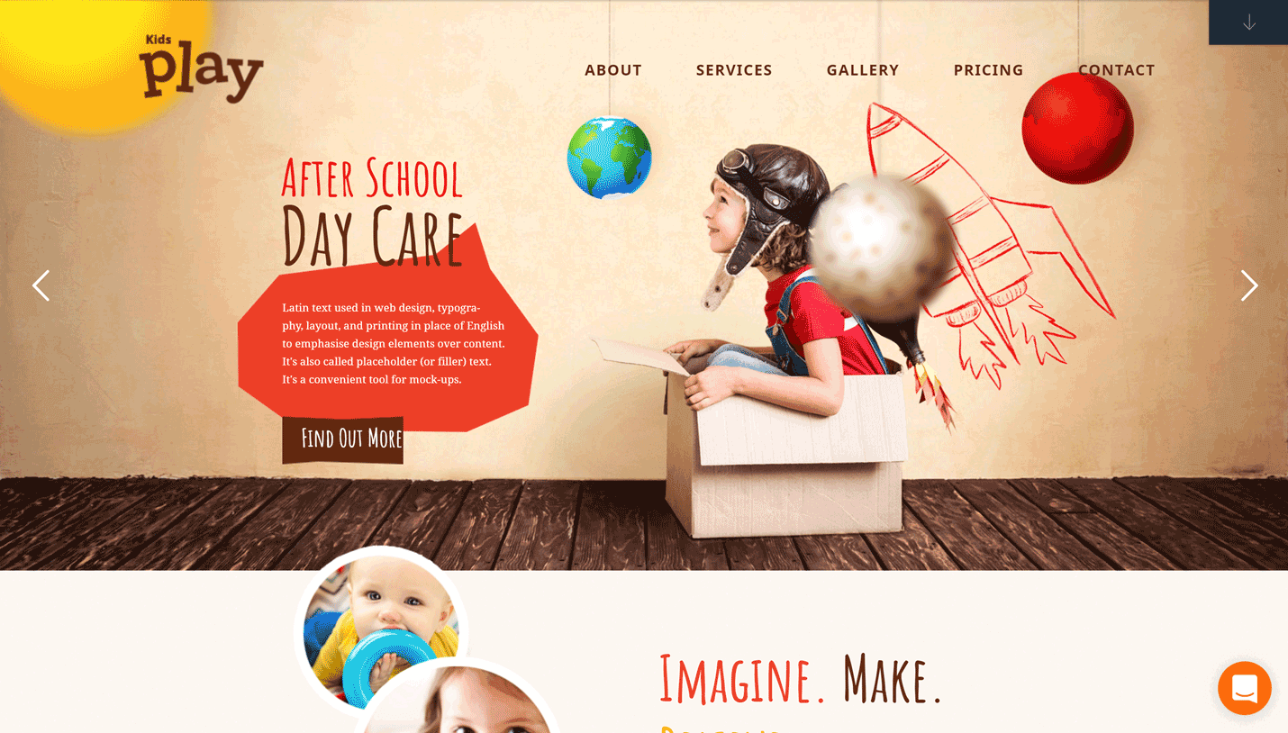 Kids Play - Kindergarten Kids and Children WordPress Theme