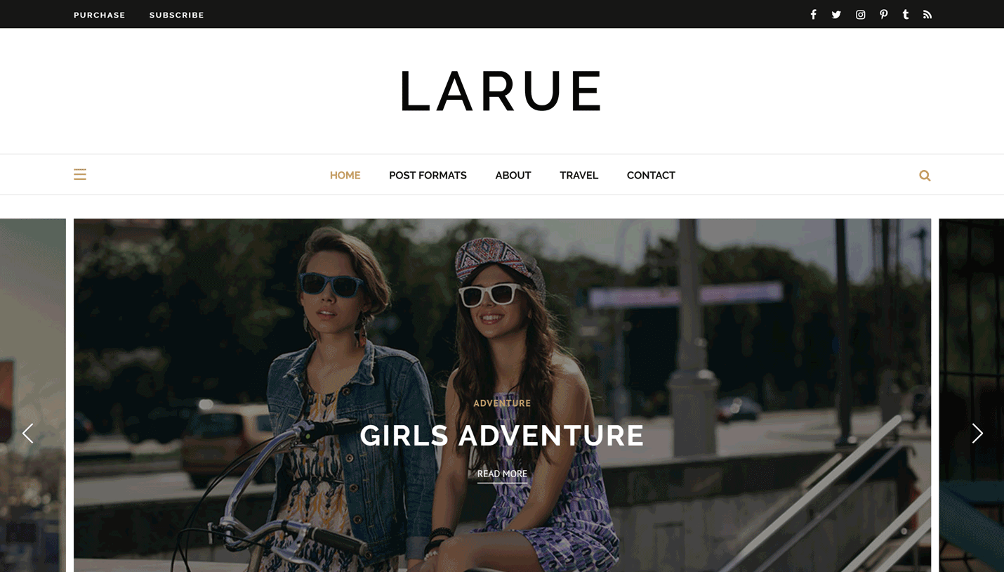 Larue - Personal WordPress Theme