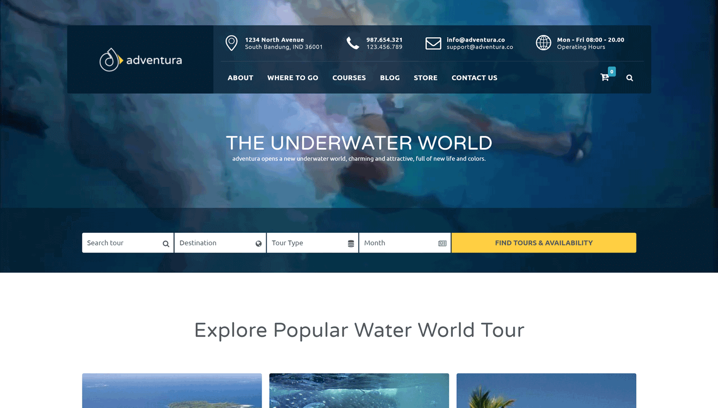 Adventura - Outdoor and Adventure Agency WordPress Theme