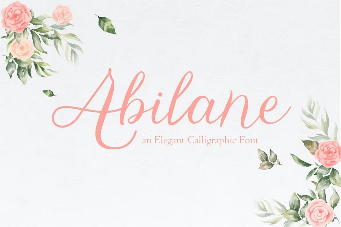 Abilane - Elegant Calligraphy Wedding Font