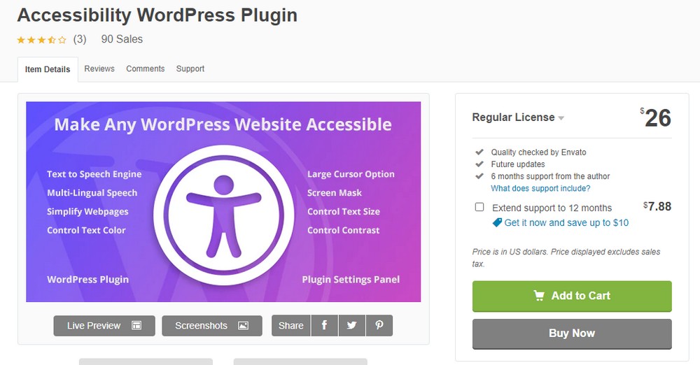 Accessibility WordPress Plugin