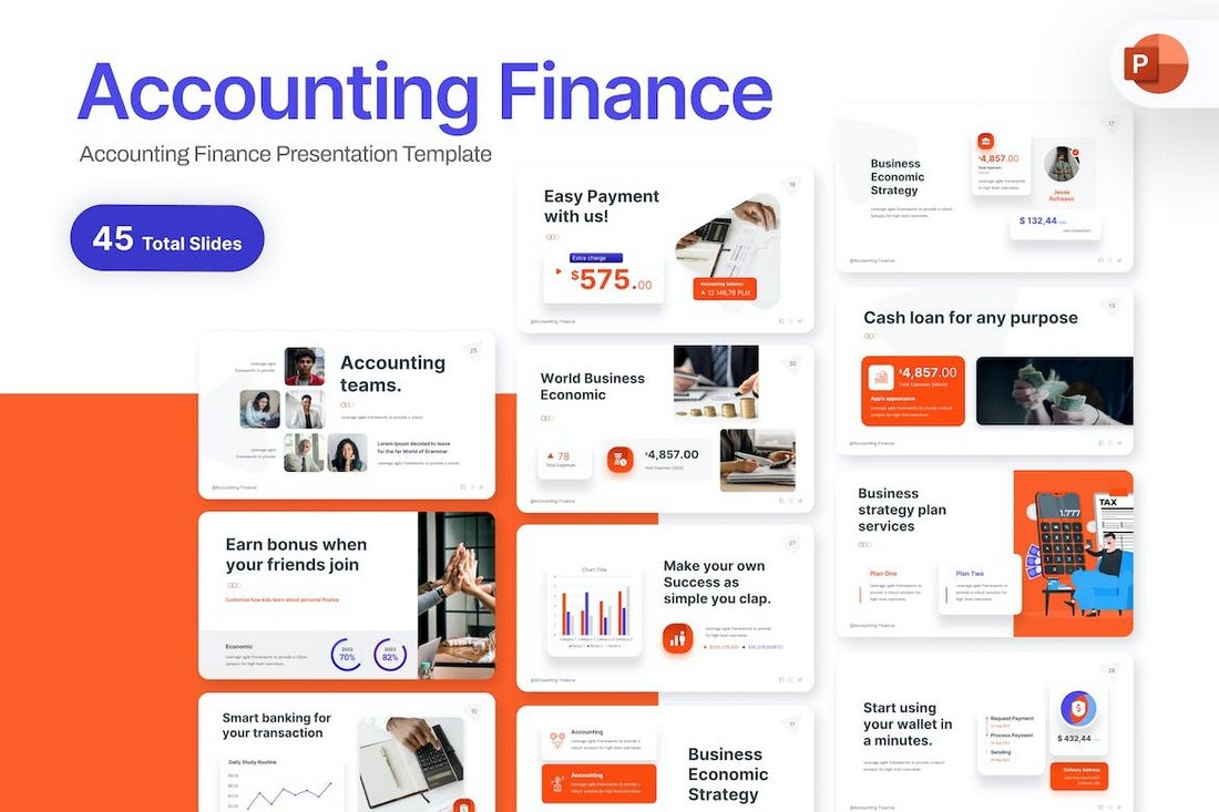 Accounting FInance PowerPoint Template