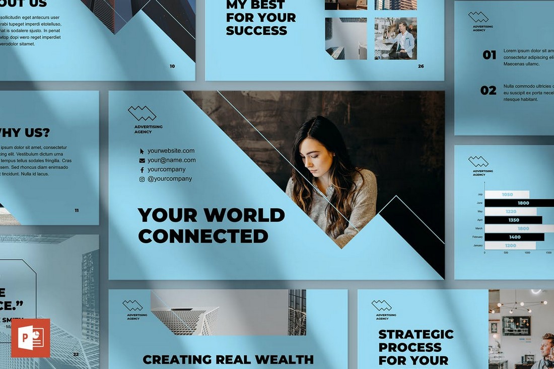 Advertising Consultant PowerPoint Presentation Template