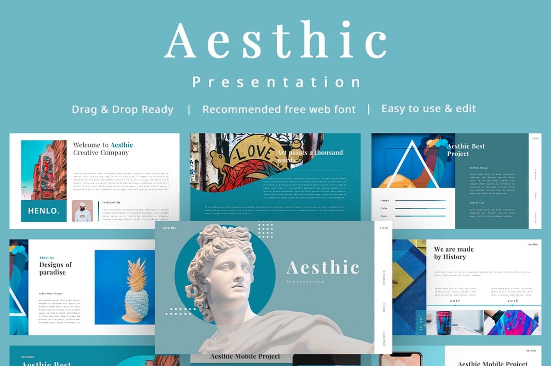 Aesthic Multipurpose Presentation Template