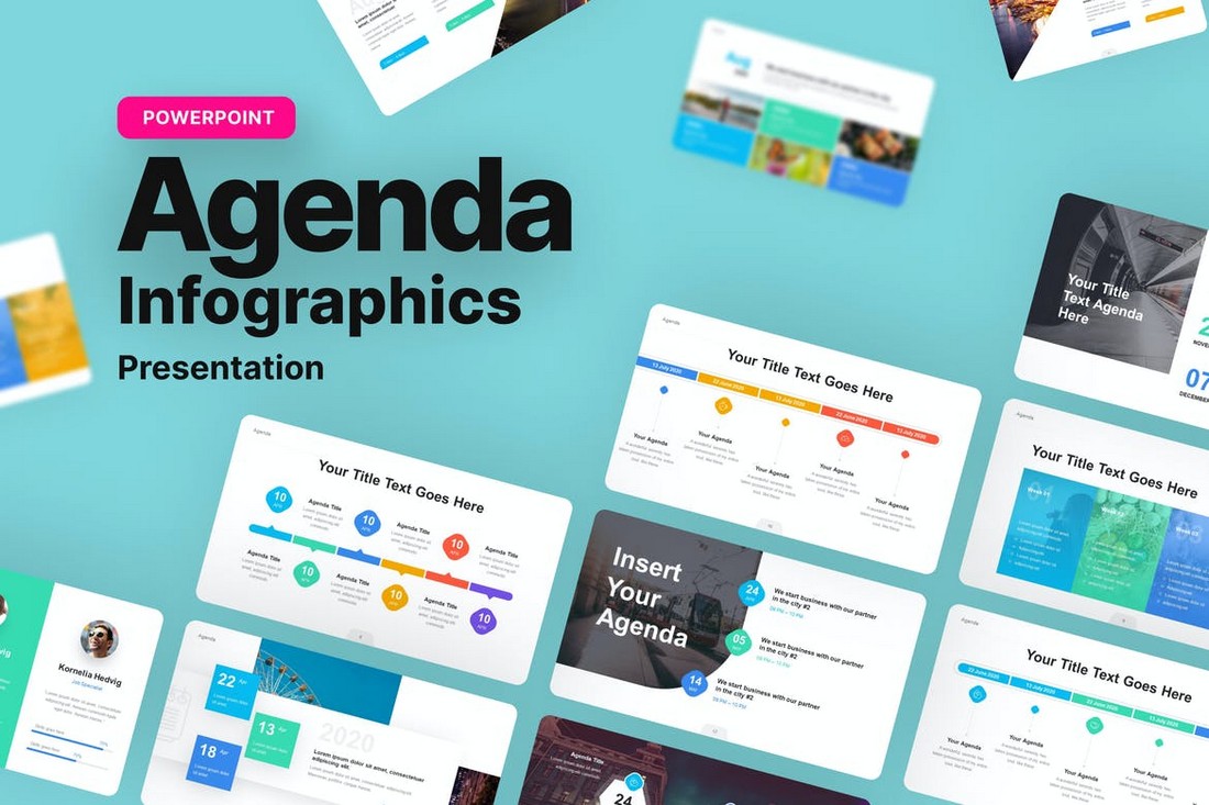 Agenda Planner Infographics PowerPoint Template