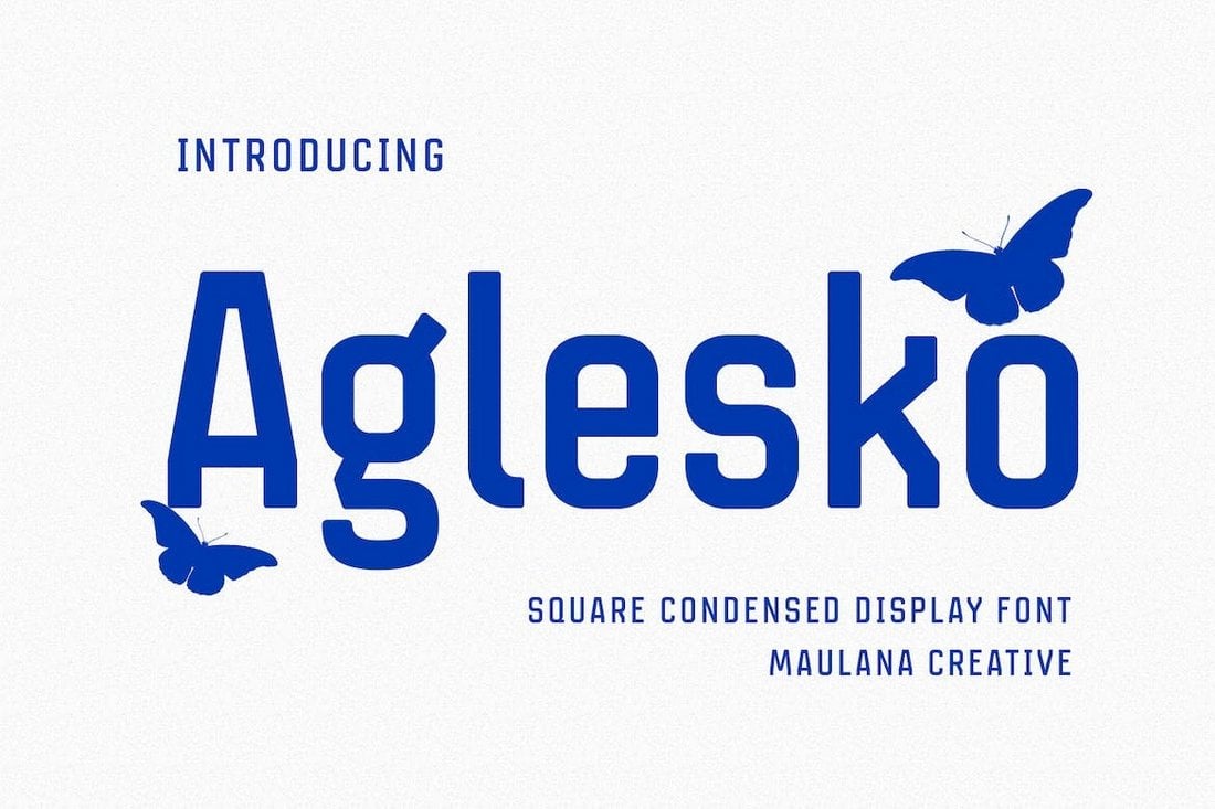 Aglesko - Condensed Business Font