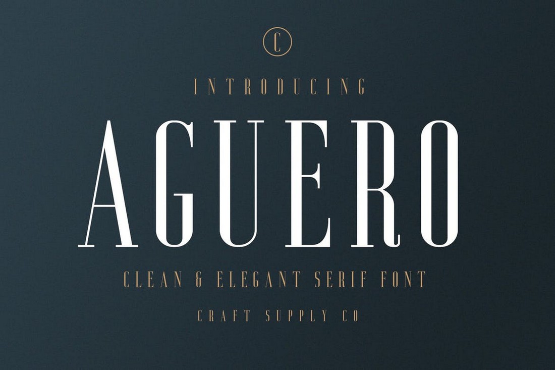 Aguero Serif - Elegant Font for Cricut