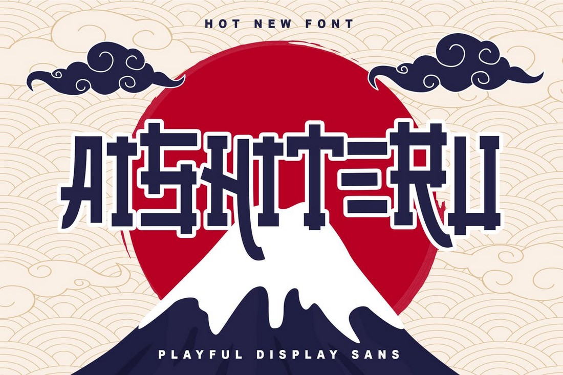 Aisiteru - Japanese Display Font