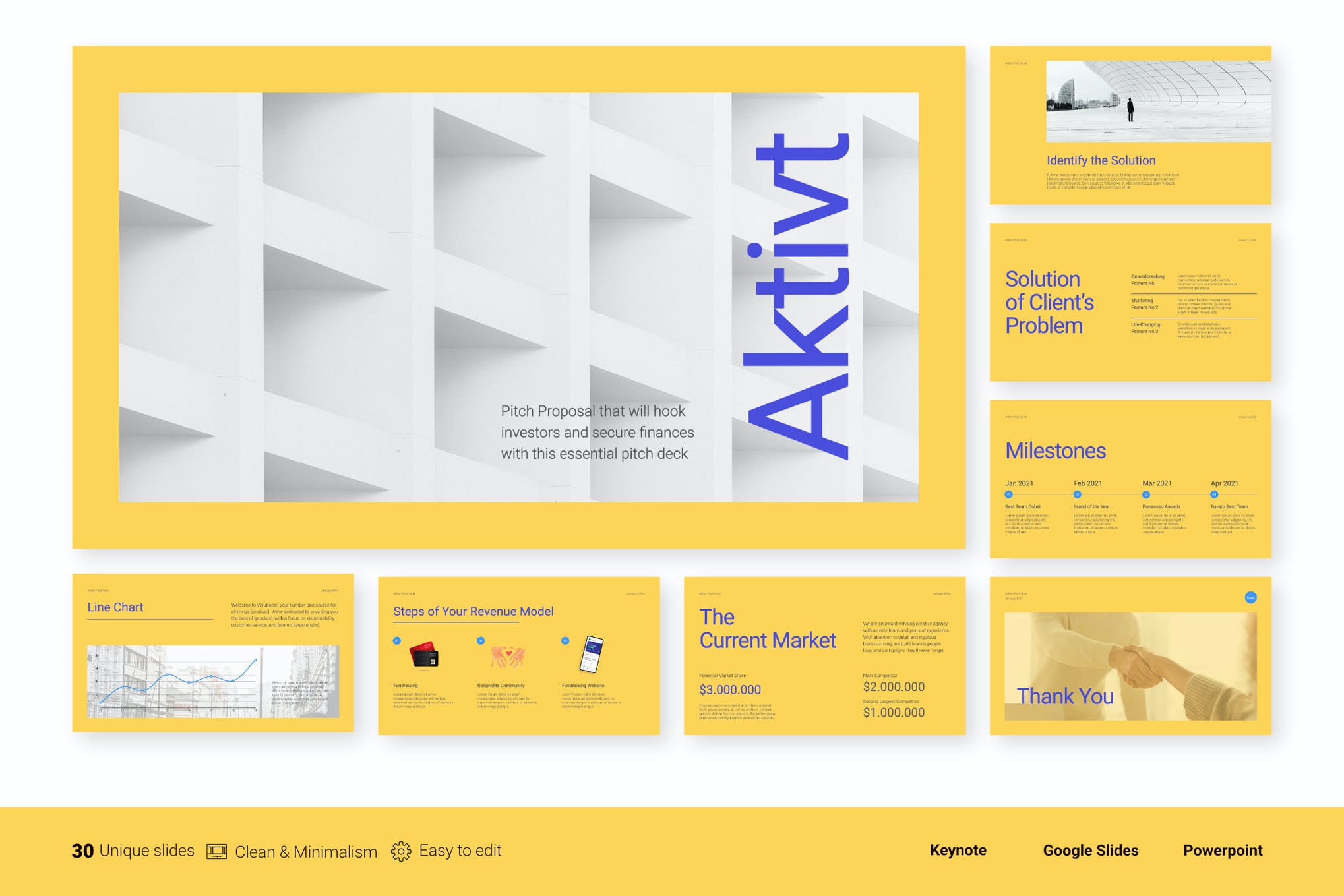 Aktivt - Pitch Deck Presentation