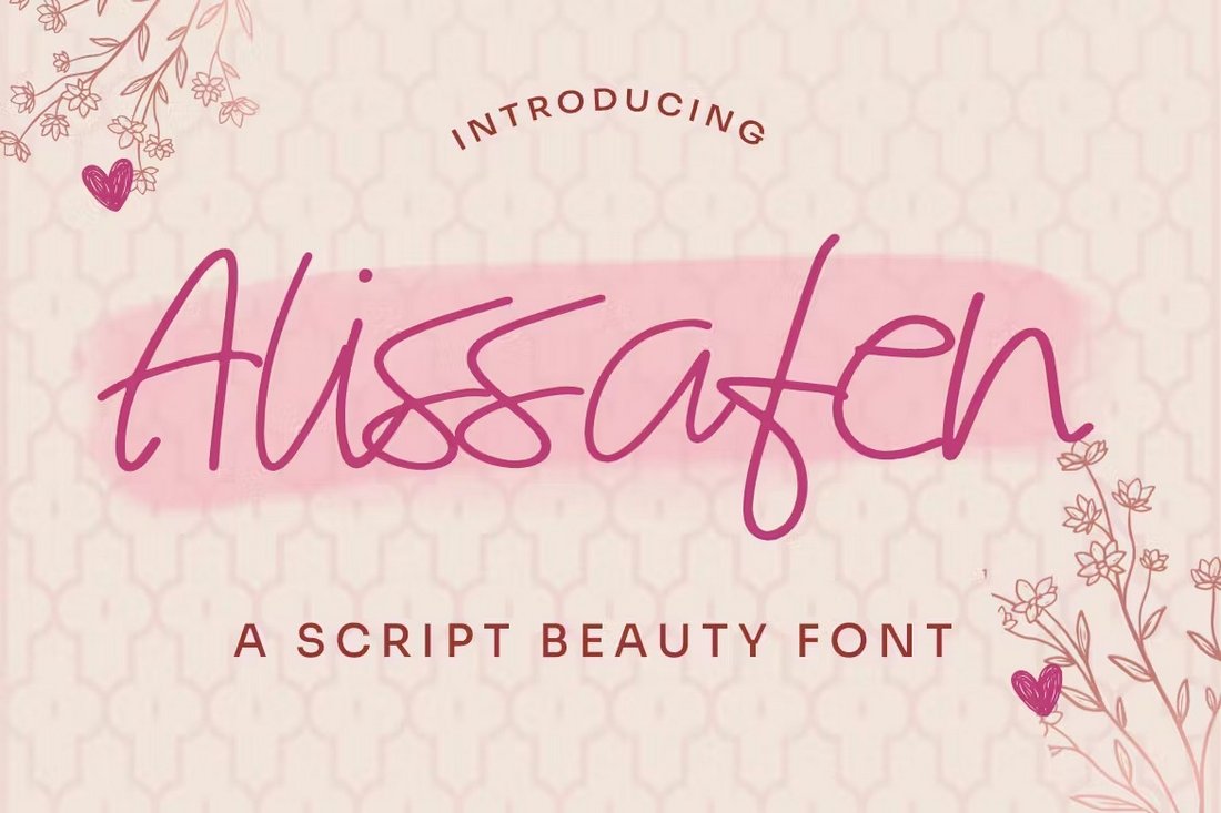 Alissafen - Cute Script Font