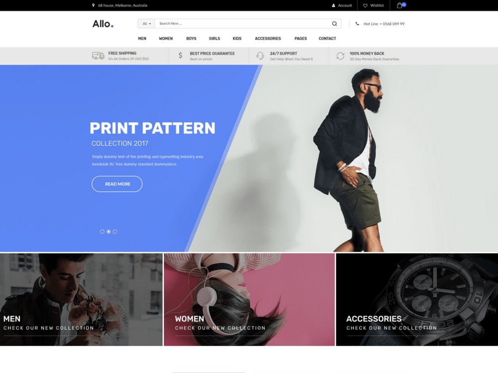 Allo - Free WooCommerce WordPress Theme