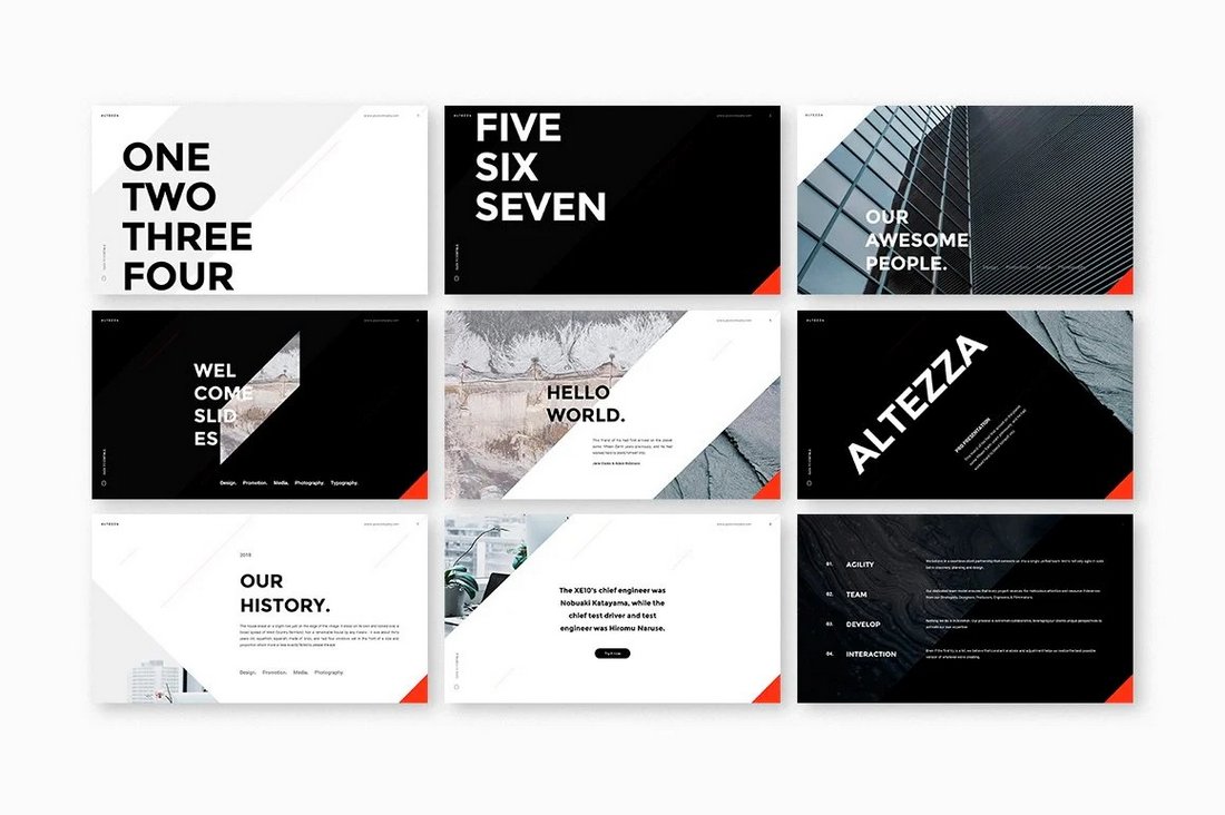 Altezza - Free PPT Presentation Template