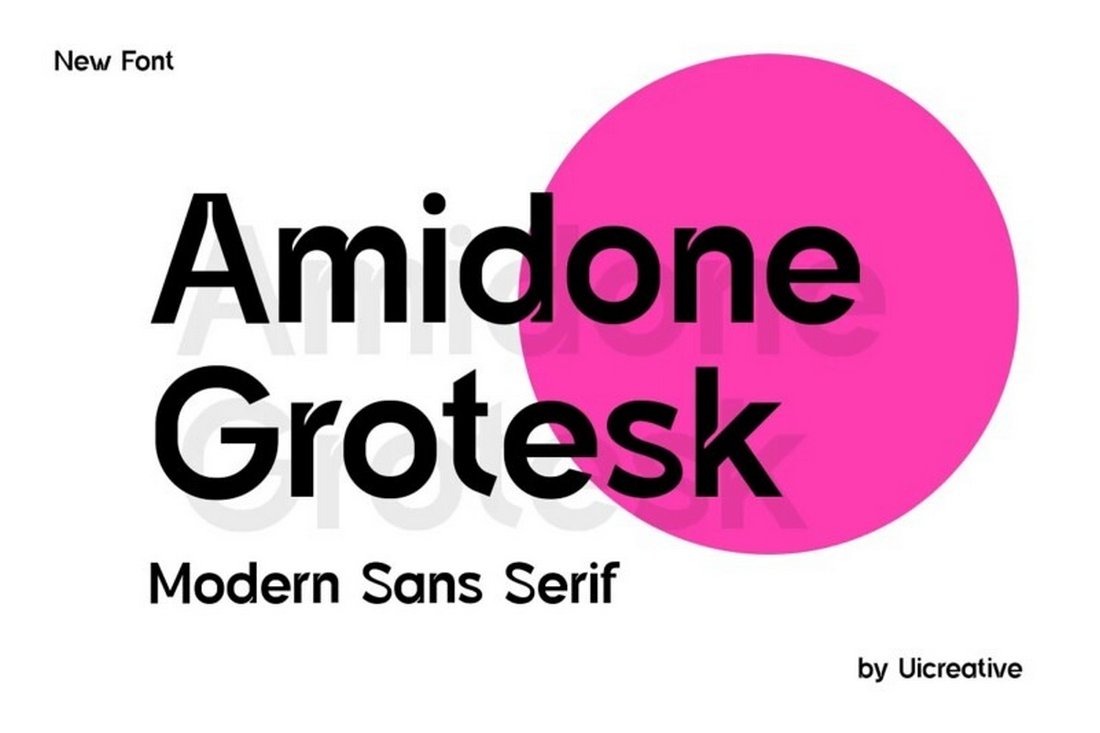 Amidone Grotesk - Free PowerPoint Font