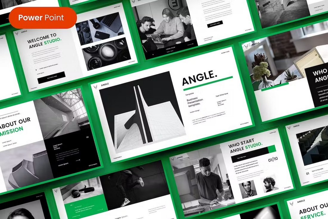 Angel - Modern Business PowerPoint Template