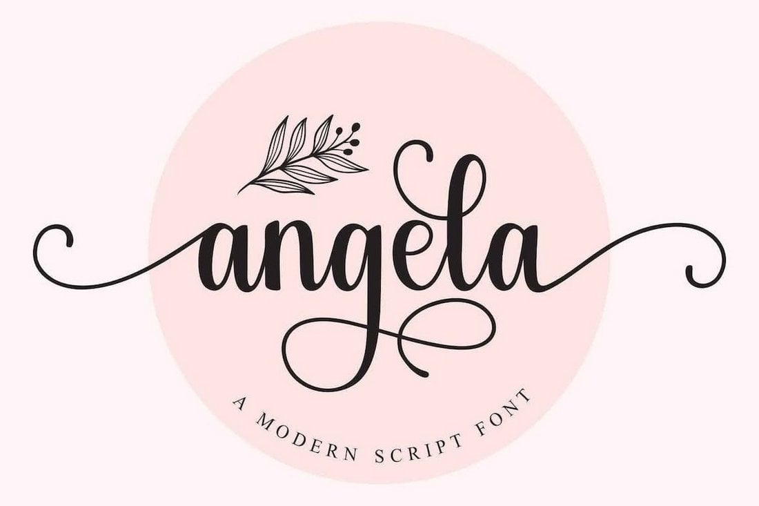 Angela - Elegant Script Business Font