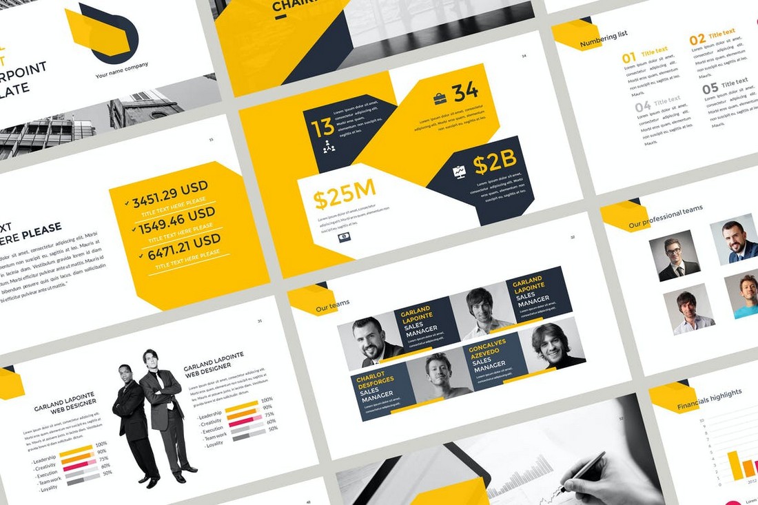 Annual Report Presentation PowerPoint Template