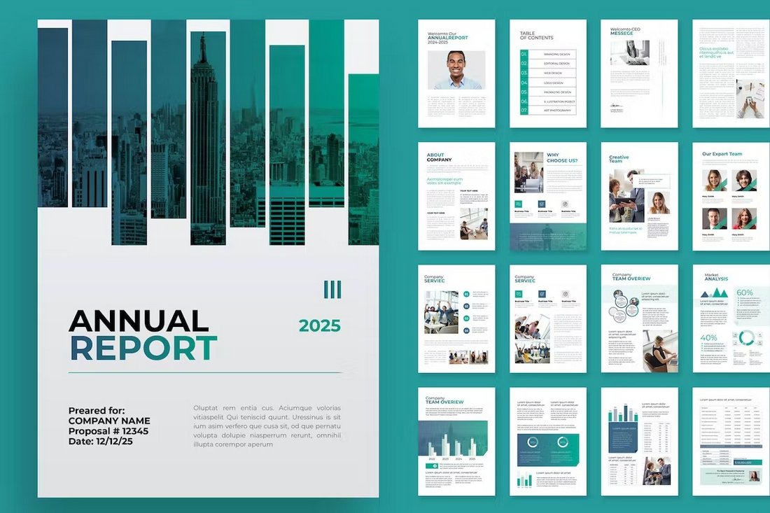 Annual Report Template for Charities & Non Profits