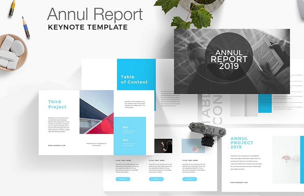 Annul Report - Free Keynote Template