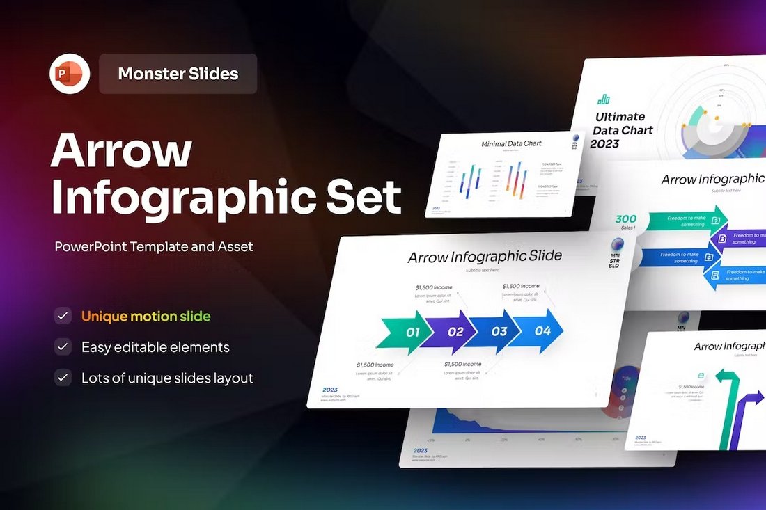 Arrow Infographics PowerPoint Template