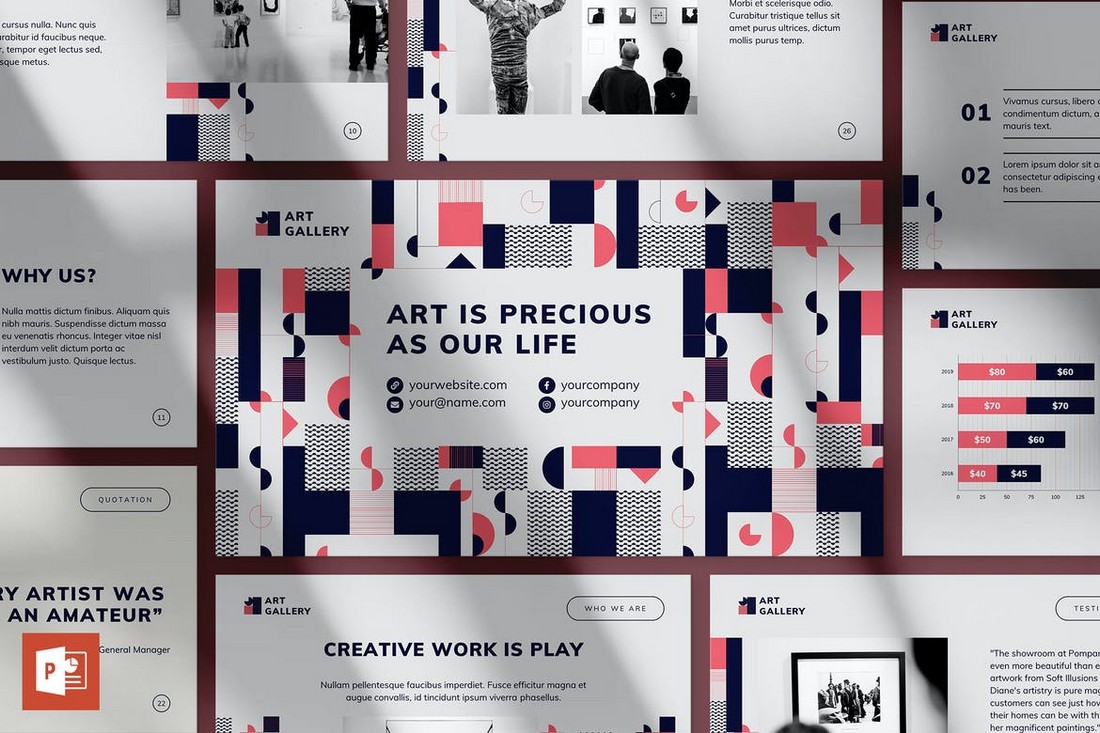 20 Best Arts Artistic Powerpoint Ppt Templates 2021 Theme Junkie