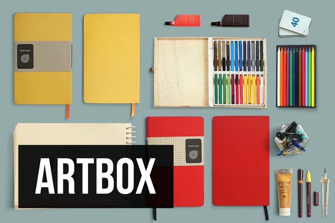 ArtBox - Artistic Photoshop Mockup Kit