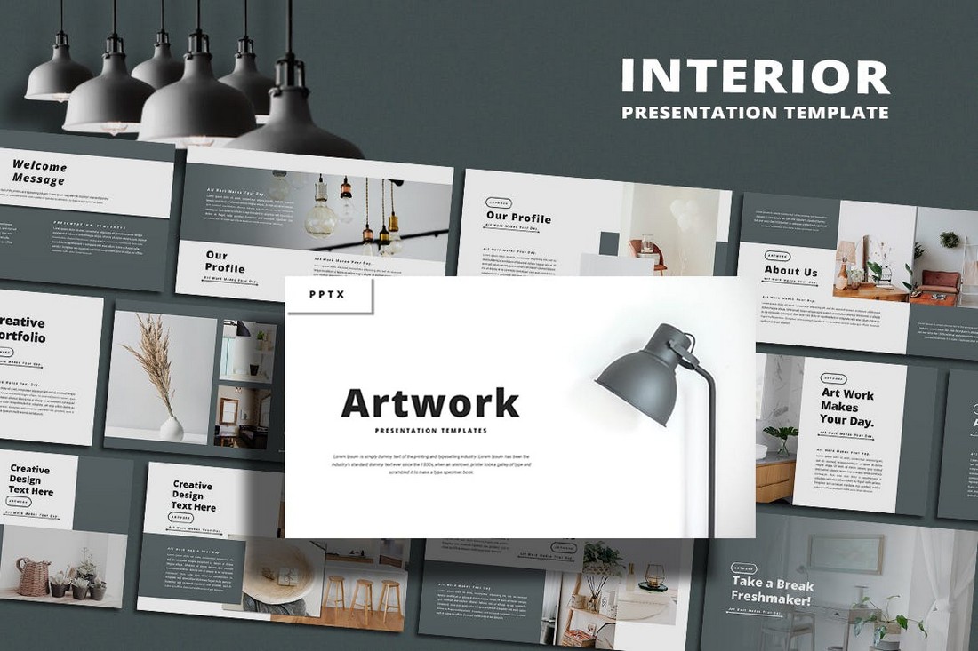 Artwork - Interior Design PowerPoint Template