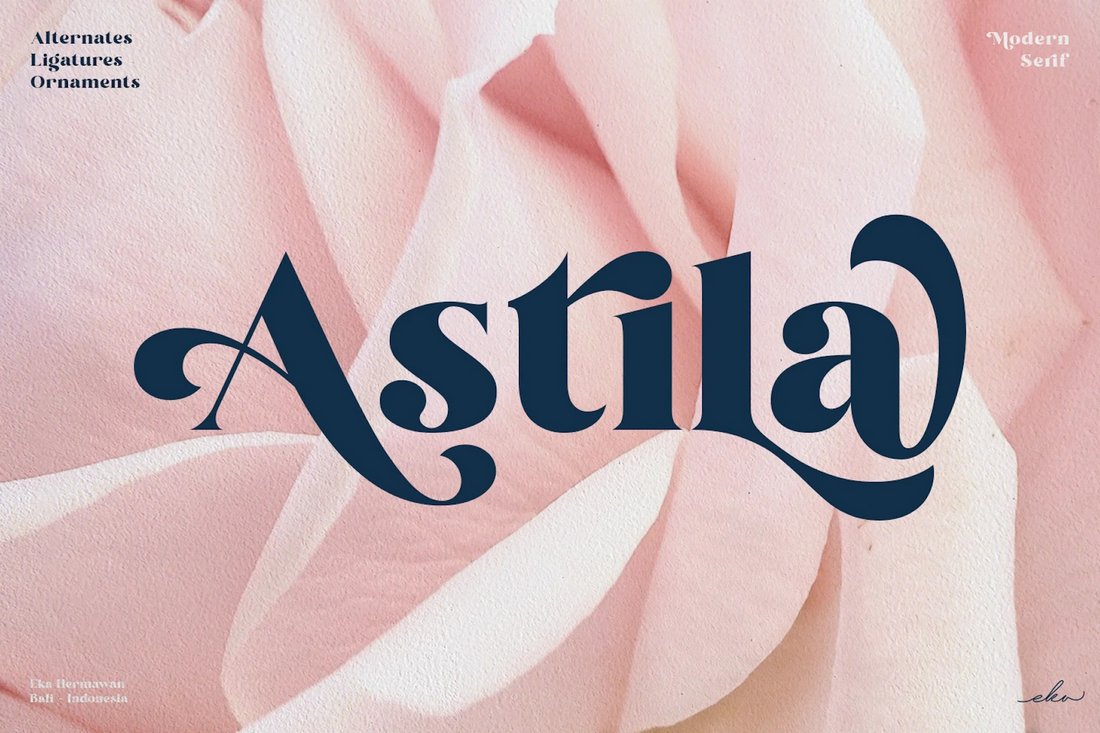 Astila - Free Modern & Playful Font